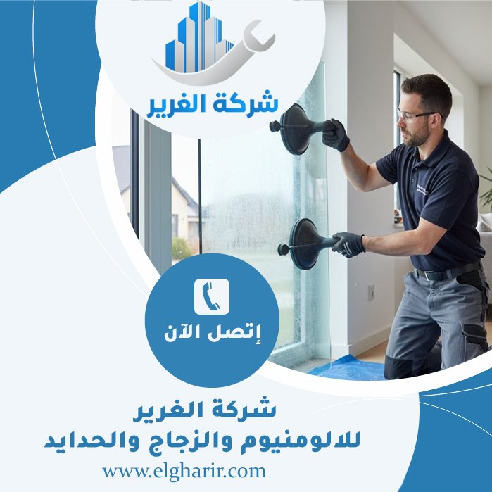 تركيب زجاج